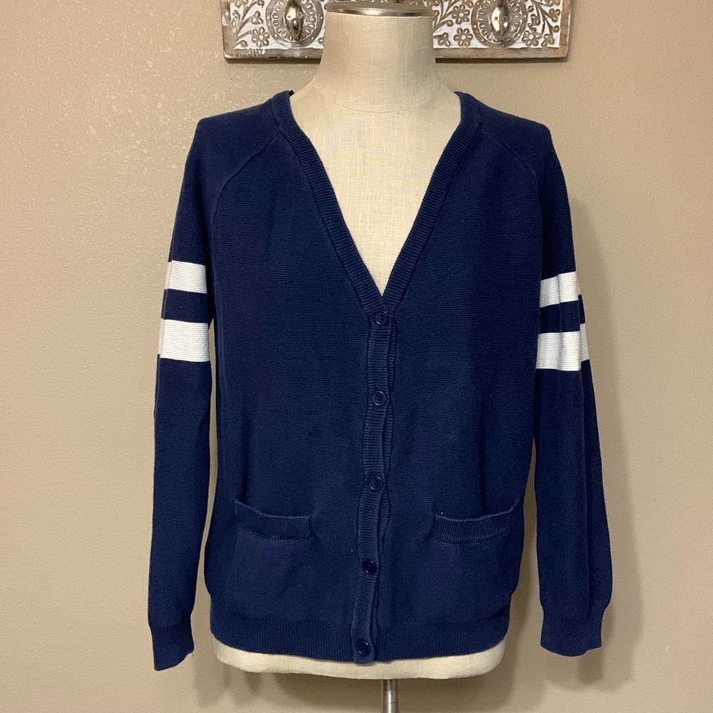 Forever 21 Navy Cardigan Sweater